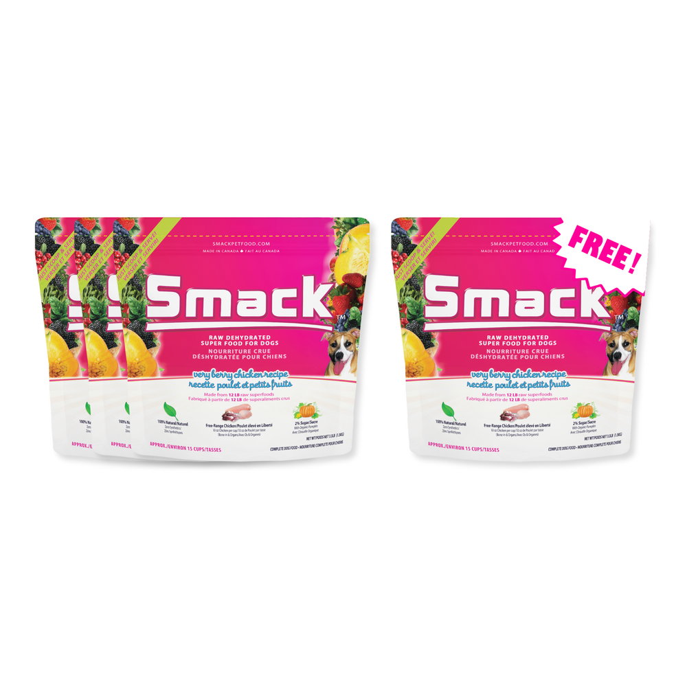 3x Very Berry Chicken 3.3lb + FREE Very Berry Chicken 3.3lb (Dog)