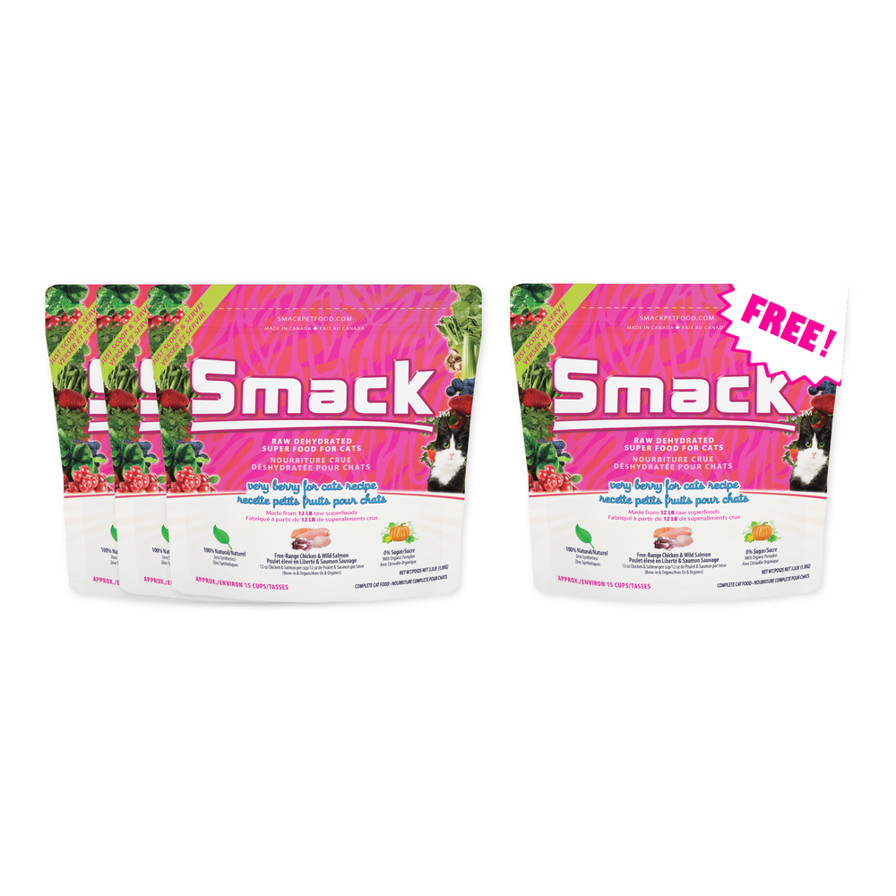 3x Very Berry for Cats 3.3lb + FREE Very Berry for Cats 3.3lb (Cat)