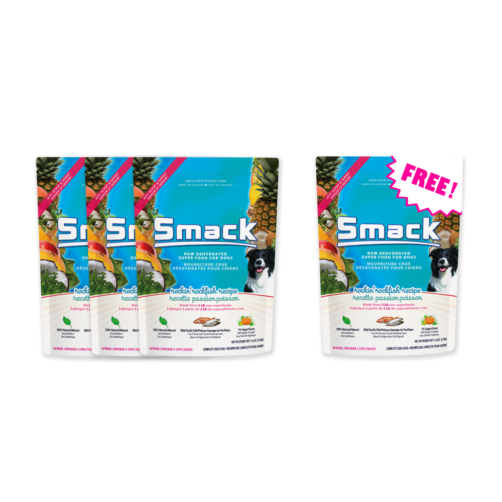 3x Rockin' Rockfish 7.4oz + Rockin' Rockfish 7.4oz (Dog)