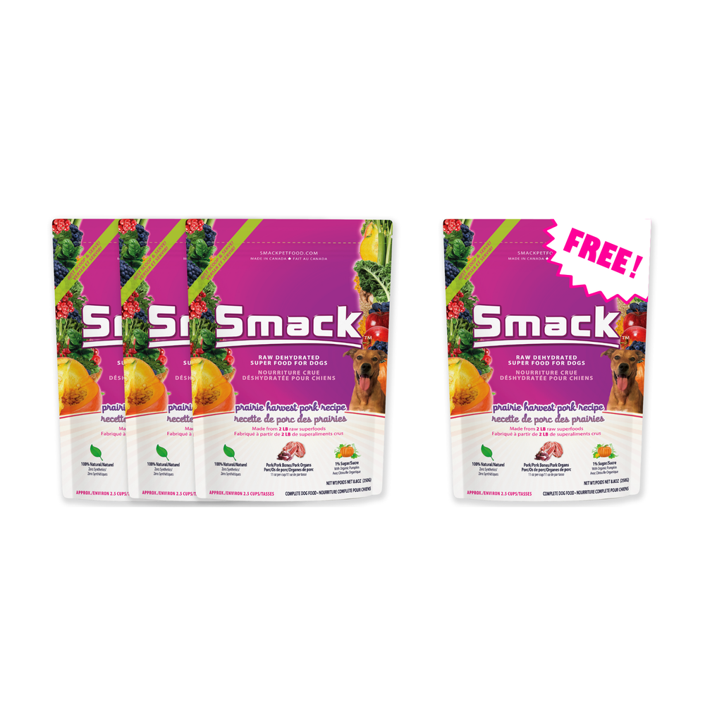 3x Prairie Harvest Pork 8.8oz  + Prairie Harvest Pork 8.8oz (Dog)