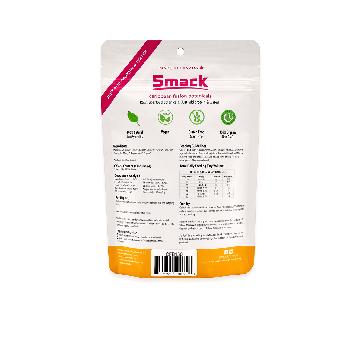 Caribbean Fusion Botanicals (DOG) – Smack Pet Food Inc.