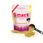 Prairie Harvest Pork serving cup of raw dehydrated dog food