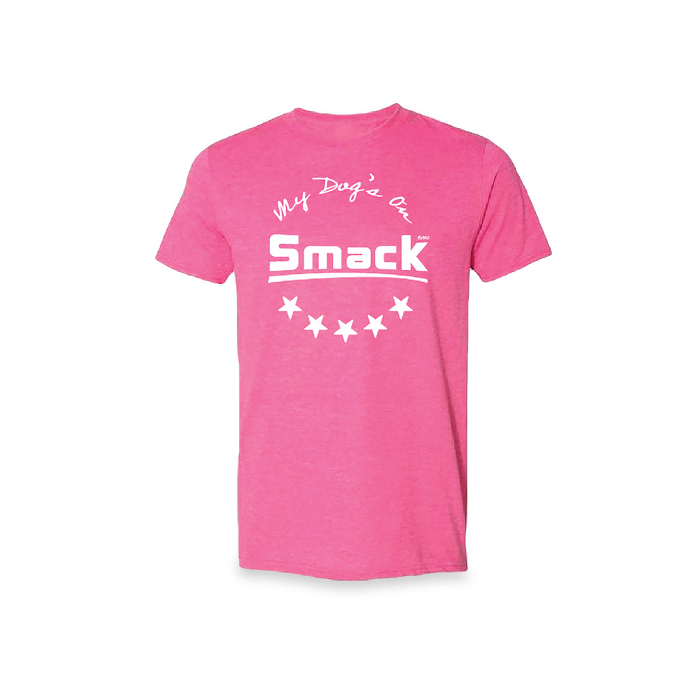 My Dog's on Smack™ T-Shirt - Unisex - Heather Pink