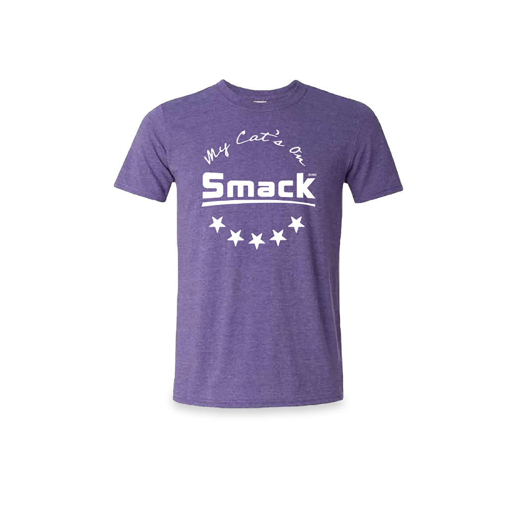 My Cat's on Smack™ T-Shirt - Unisex - Heather Purple