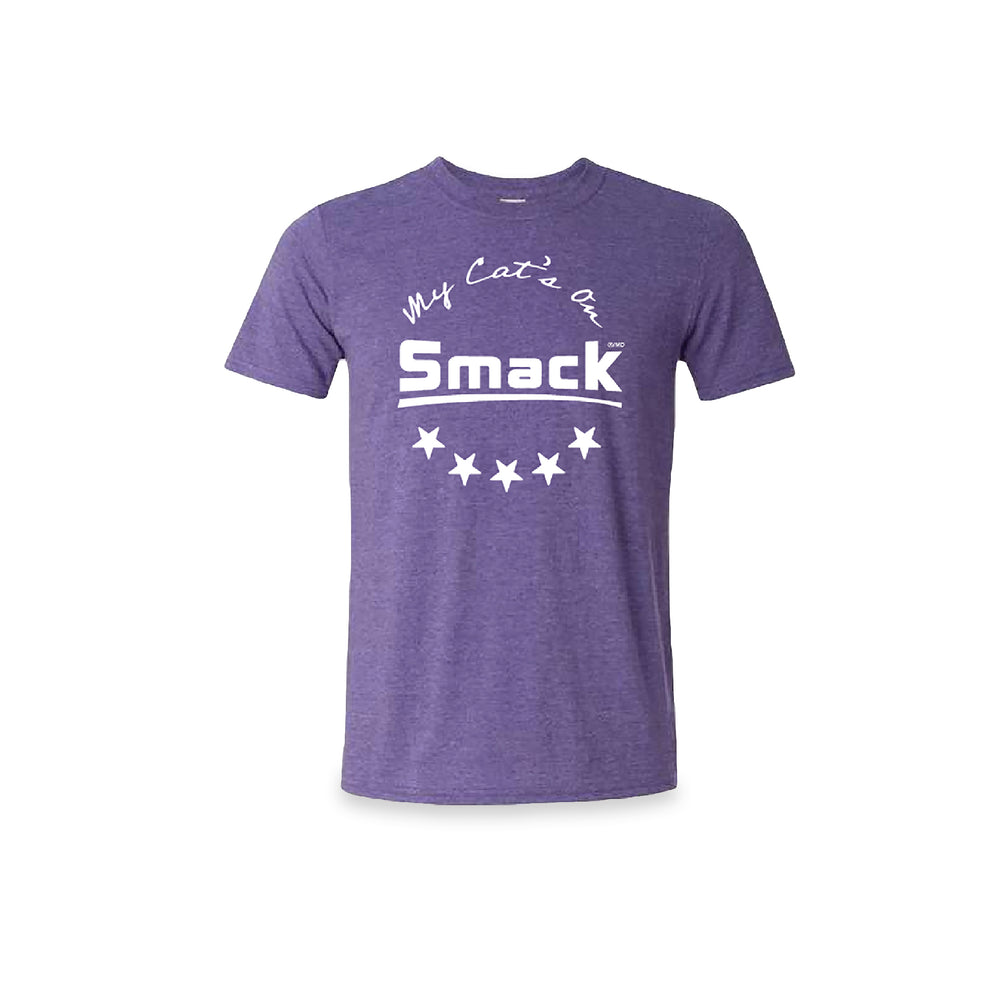 My Cat's on Smack™ T-Shirt - Unisex - Heather Purple