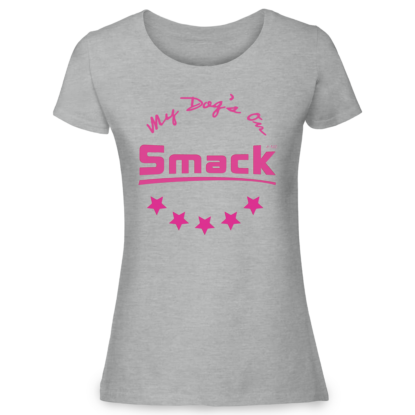 
                  
                    My Dog's on Smack™ T-Shirt - Ladies - Sport Grey
                  
                