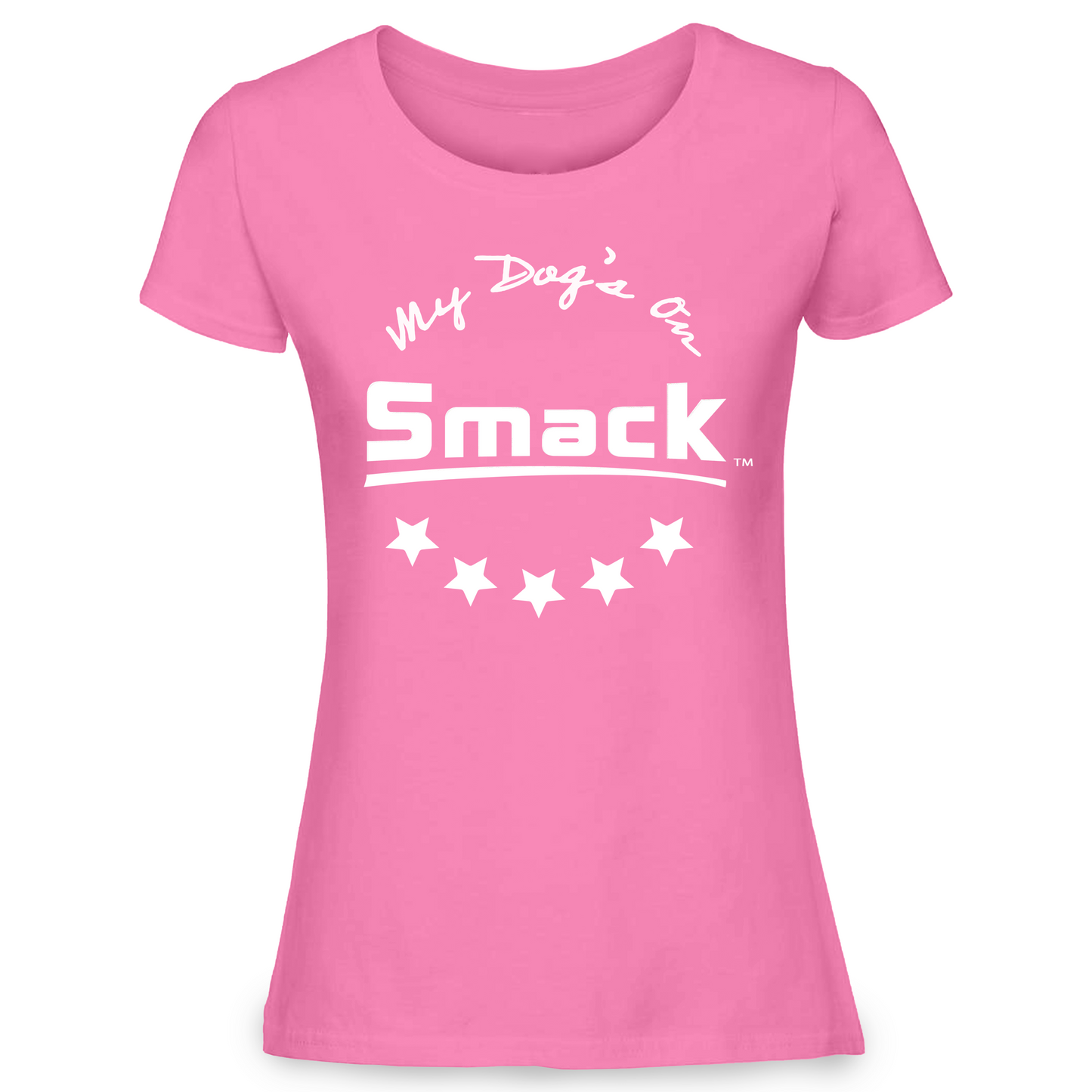 
                  
                    My Dog's on Smack™ T-Shirt - Ladies - Heather Pink
                  
                