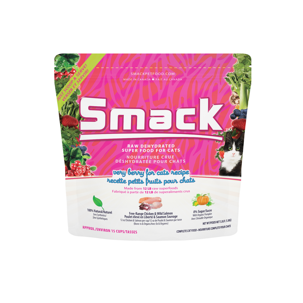 Very Berry for Cats raw dehydrated cat food 1.5kg bag front view