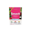 Smack raw dehydrated pet food package for cats on a white background