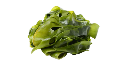 Greens on a white background