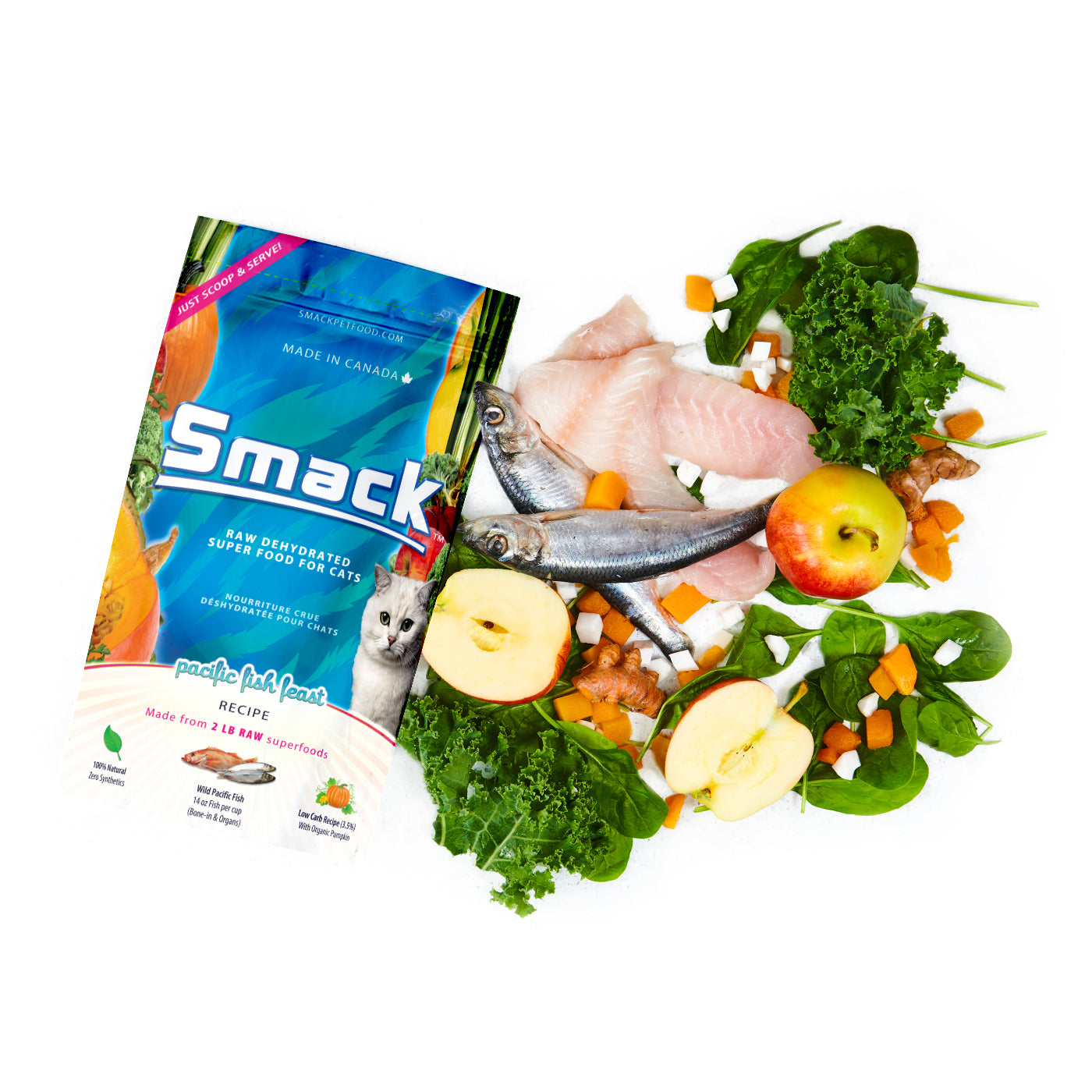 Pacific Fish Feast CAT Smack Pet Food Inc