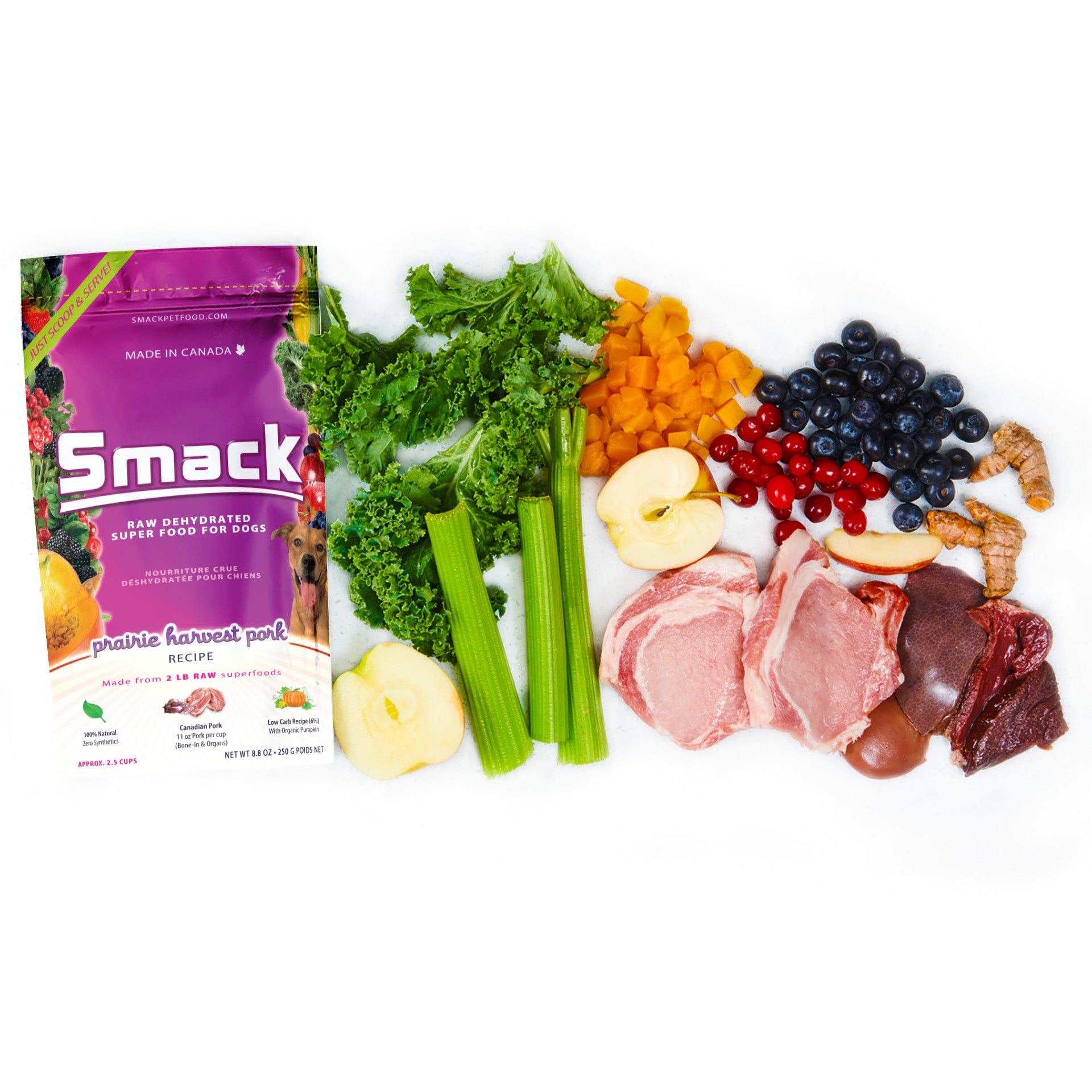 Smack Pet Food - 5-STAR RATED - Whole Raw Foods | Kibble Convenience ...